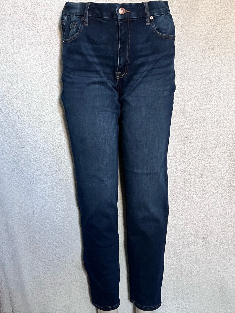 Aeropostale Men's Slim Straight Dark Blue Jeans